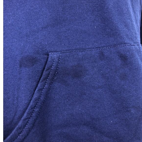 Disney Parks Disney World Mickey Mouse Navy Kangaroo Pocket Hooded Pullover L - Picture 8 of 11